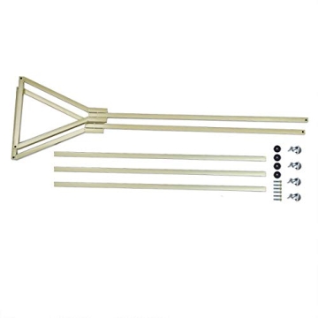 Stylish Gold Heavy Duty Garment Rack with Wheels