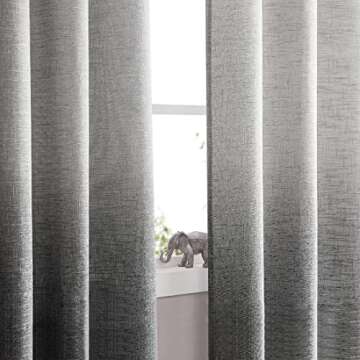 Stylish Ombre Pinch Pleated Curtains - 40x95 inch Set