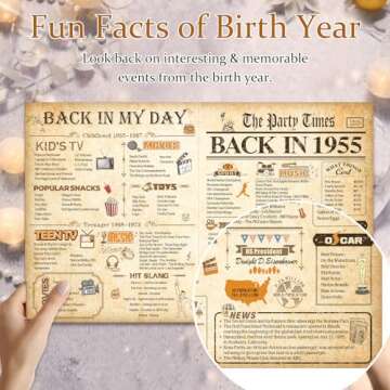 OLOSONG 70th Birthday Pop-Up Card for Everyone