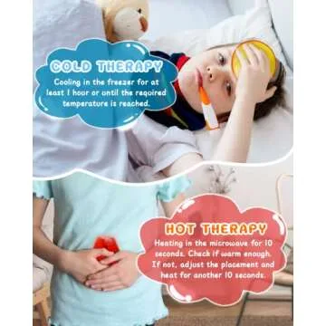 Kids Ice Packs for Boo Boos Reusable Hot Cold Relief