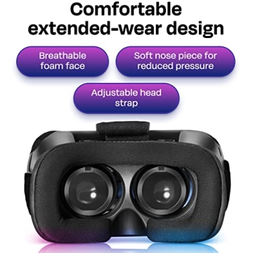 Versatile Bnext VR Headset for iPhone & Android Users