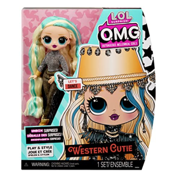 L.O.L. Surprise! O.M.G. Western Cutie Fashion Doll with Multiple Surprises and Fabulous Accessories – Great Gift for Kids Ages 4+