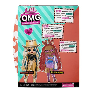 L.O.L. Surprise! O.M.G. Western Cutie Fashion Doll with Multiple Surprises and Fabulous Accessories – Great Gift for Kids Ages 4+