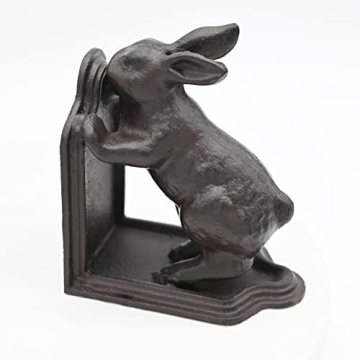 Remenna Rabbit Decorative Bookends for Vintage Decor
