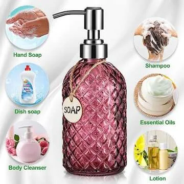 Stylish MOCLIF 16oz Soap Dispenser for Home Use