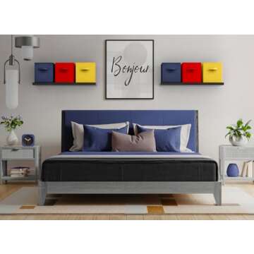 Sorbus Storage Cubes - 11" Foldable Storage Bins with Handle for Nursery, Playroom, Closet Organizer...