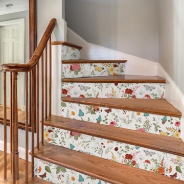 VEELIKE Floral Wallpaper Easy Peel and Stick for Any Room