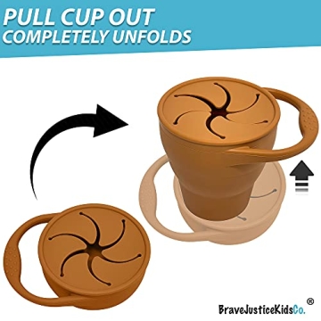 BraveJusticeKidsCo Snack Attack Snack Cup for Little Hands