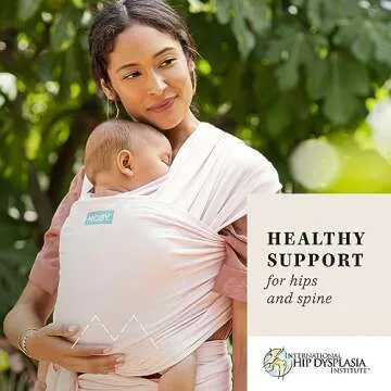 Moby Wrap Baby Carrier | Classic | Baby Wrap Carrier for Newborns & Infants | #1 Baby Wrap | Baby Gift | Keep Baby Safe & Secure | Adjustable for All Body Types | Perfect for Mom & Dad | Rose Quartz