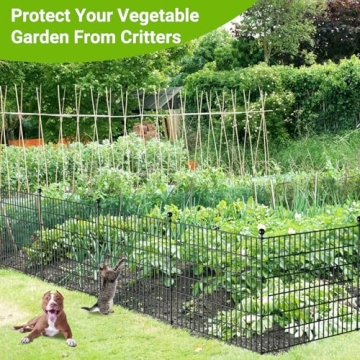 No Dig Decorative Garden Fence - 10 Panels