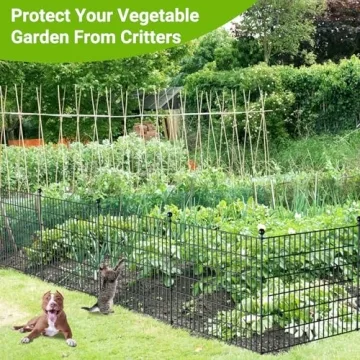 No Dig Decorative Garden Fence - 10 Panels