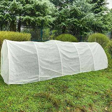 FLARMOR Floating Row Cover 7x35 ft 1.2oz - Fabric Blanket- Protects Outdoor Plants and Vegetables from Frost, Sun, and Insects- Freeze Protection- Covers Outdoor Plants Against Harsh Weather