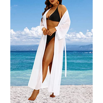 Plus Size Beach Cover-up Kimono Cardigan for Summer