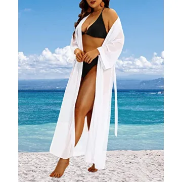Plus Size Beach Cover-up Kimono Cardigan for Summer