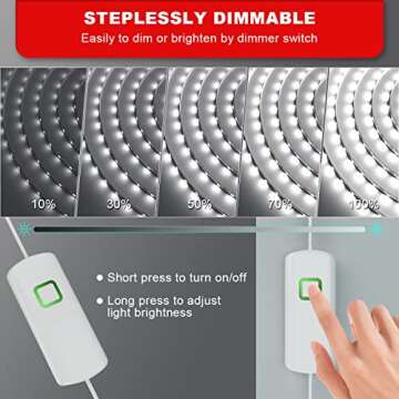 Dimmable 16.4ft MY BEAUTY LIGHT LED Strip Lights