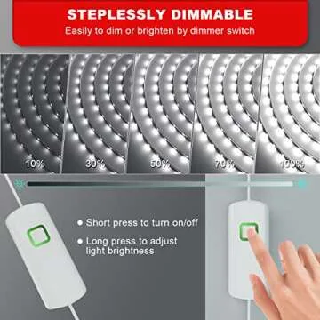 Dimmable 16.4ft MY BEAUTY LIGHT LED Strip Lights