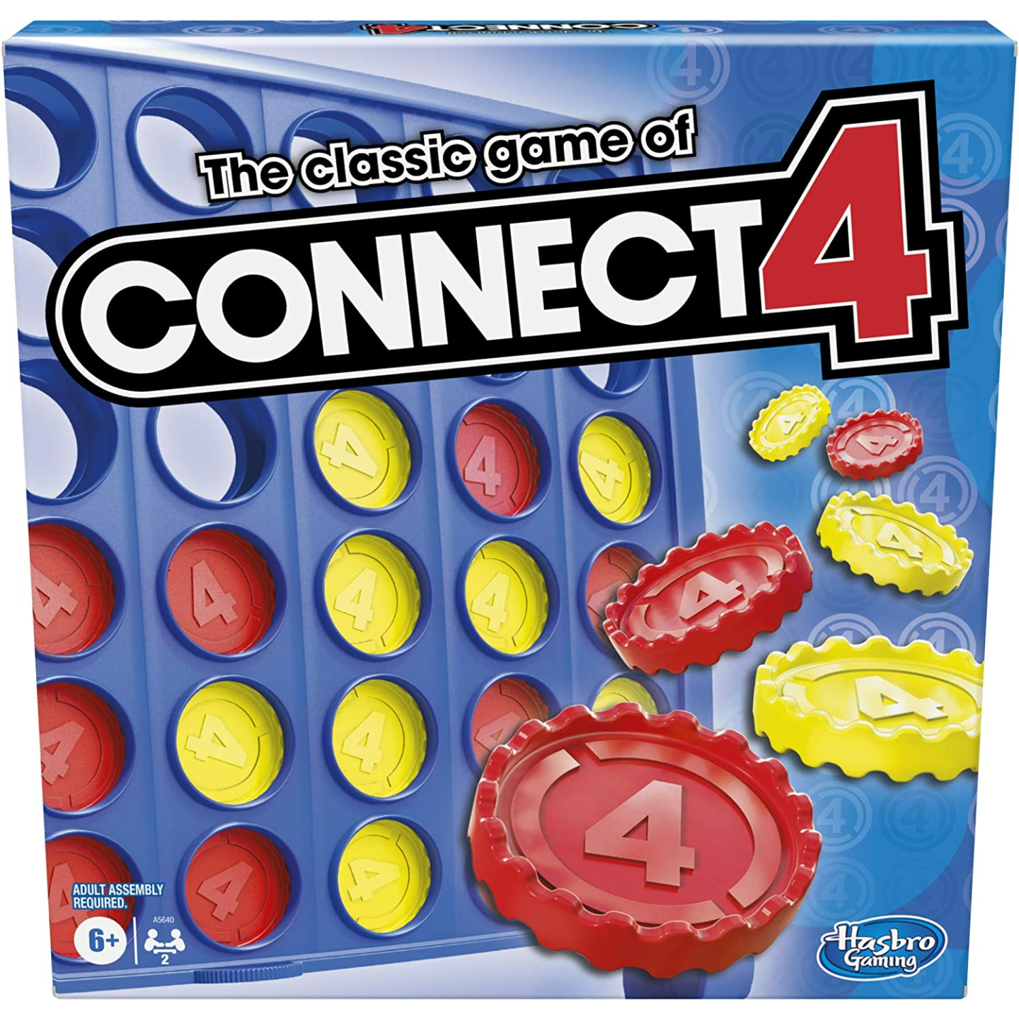 Connect 4 Classic Board Game for Kids and Families
