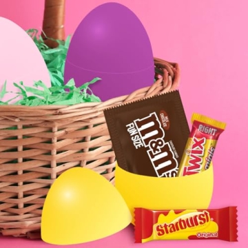 M&M'S, TWIX & STARBURST Candy-Filled Easter Eggs - 30 Count