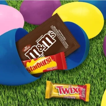 M&M'S, TWIX & STARBURST Candy-Filled Easter Eggs - 30 Count