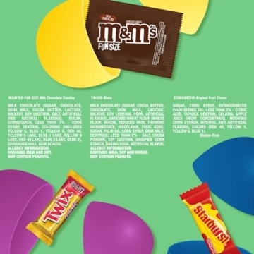 M&M'S, TWIX & STARBURST Candy-Filled Easter Eggs - 30 Count