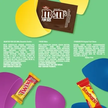 M&M'S, TWIX & STARBURST Candy-Filled Easter Eggs - 30 Count