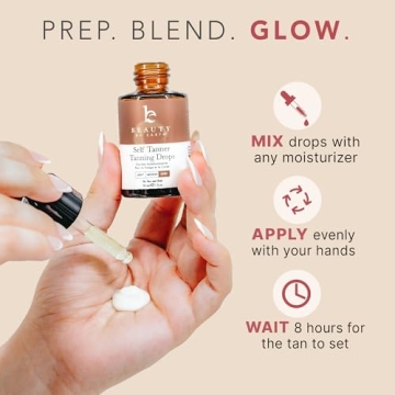 Self Tanning Drops for a Natural Sun-Kissed Glow