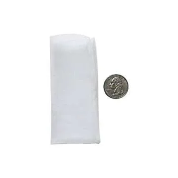 120 Micron | Premium Nylon Tea Filter Bags | 1.75" x 4" | 10 Pack