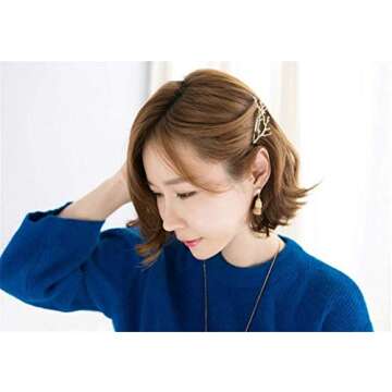 Vintage Antler Hair Clips for Women Girls Christmas Metal Tress Branch Gold Silver Deadwood Hairpin Bobby Barrettes Accessory HalloweenBirthday Present Twig Leaf Bride Headpiece Set 8pcs