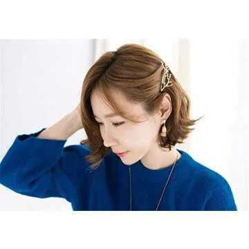 Vintage Antler Hair Clips for Women Girls Christmas Metal Tress Branch Gold Silver Deadwood Hairpin Bobby Barrettes Accessory HalloweenBirthday Present Twig Leaf Bride Headpiece Set 8pcs