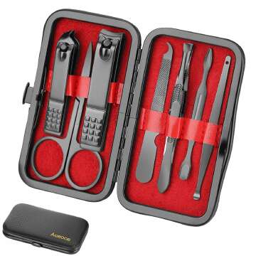 Luxury 8 in 1 Manicure Set for Men and Women