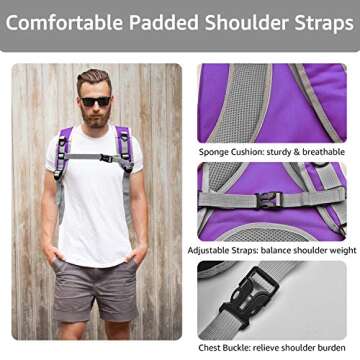 Henkelion Cat Backpack Carrier Bubble Carrying Bag, Small Dog Backpack Carrier for Small Medium Dogs Cats, Space Capsule Pet Carrier Dog Hiking Backpack, Airline Approved Travel Carrier - Purple