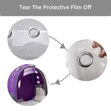 Henkelion Cat Backpack Carrier Bubble Carrying Bag, Small Dog Backpack Carrier for Small Medium Dogs Cats, Space Capsule Pet Carrier Dog Hiking Backpack, Airline Approved Travel Carrier - Purple