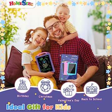 HOMESTEC Astrodraw Drawing Pad for Kids - Fun LCD Tablet