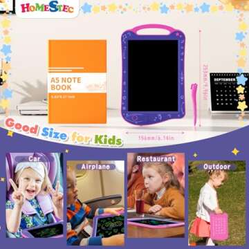 HOMESTEC Astrodraw Drawing Pad for Kids - Fun LCD Tablet
