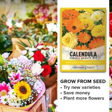 Vibrant Calendula Seeds for Beautiful Gardens and Herbal Uses