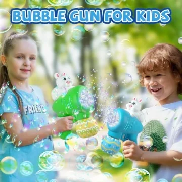 Shemira Easter Bubble Gun Set for Kids - 2 Pack Wonder