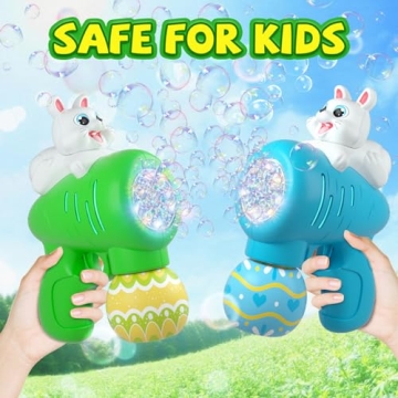 Shemira Easter Bubble Gun Set for Kids - 2 Pack Wonder