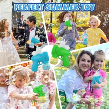 Shemira Easter Bubble Gun Set for Kids - 2 Pack Wonder