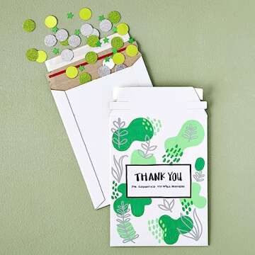 Juvale 500-Pack Rigid Mailers for Shipping Photos and Documents