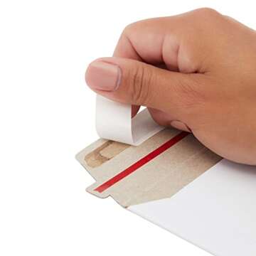 Juvale 500-Pack Rigid Mailers for Shipping Photos and Documents