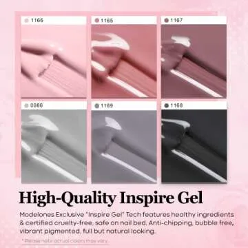 Modelones Gel Nail Polish Set - 6 Colors for All Seasons