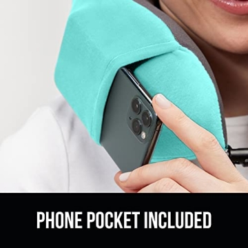 Gorilla Grip Memory Foam Travel Neck Pillow - Ergonomic Support