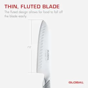 Global 7" Hollow Ground Santoku Knife G 80