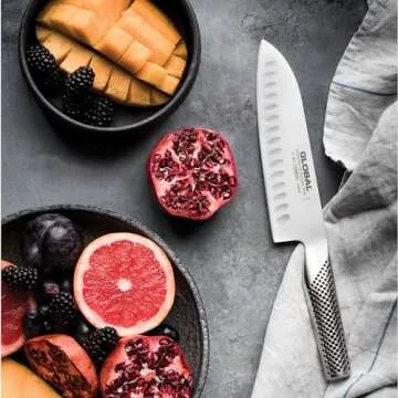 Global 7" Hollow Ground Santoku Knife G 80