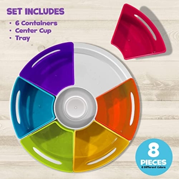 Hapinest Rotating Art Supply Organizer for Kids Storage Solution