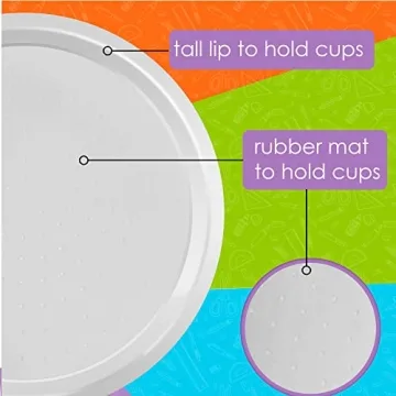 Hapinest Rotating Art Supply Organizer for Kids Storage Solution