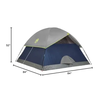 Coleman Sundome 2-Person Camping Tent - Waterproof & Easy Setup