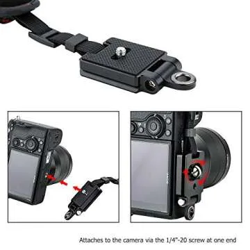 JJC Deluxe Hand Grip Strap for Mirrorless Cameras, Adjustable