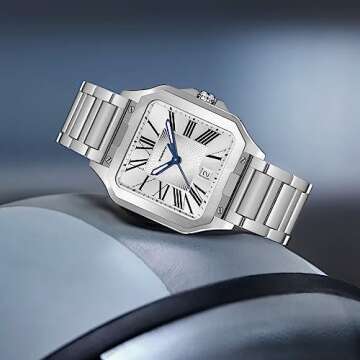 PINDU Automatic Watches for Men - Luxurious Stainless Steel Mechanical Watch