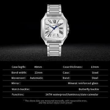 PINDU Automatic Men's Watch - Luxury Mechanical Timepiece